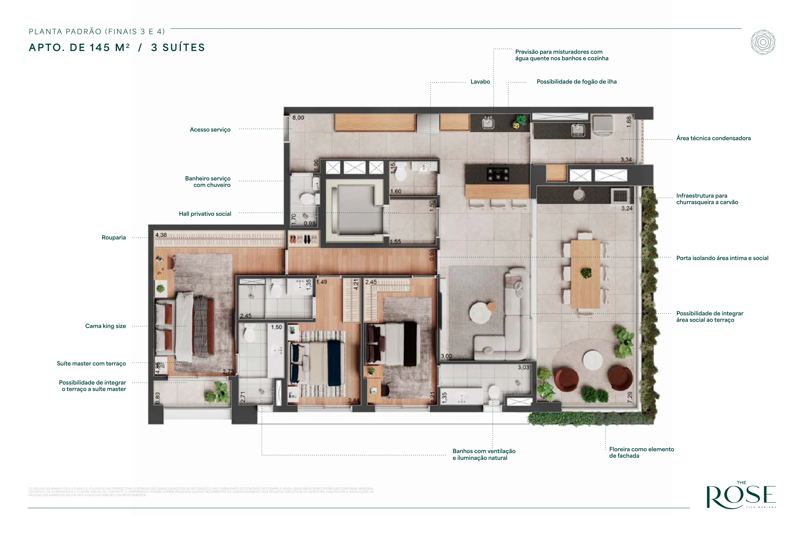 Planta: Alba · 145 m²